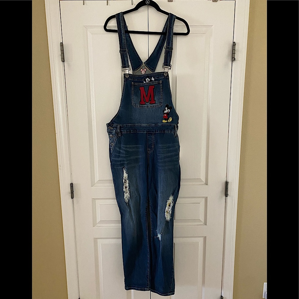 Disney Mickey Mouse Patch Overalls